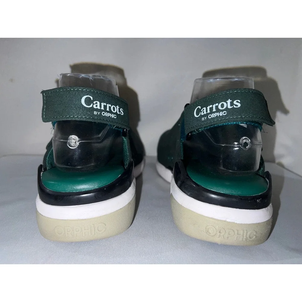 Carrots By Anwar x Orphic Shoe CG Sandals Forest Green Streetwear Slides‎ Mens 7